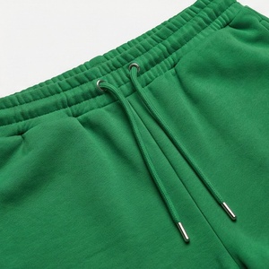Ensemble sweat-shirt à capuche et short vert 2 pièces pour femme, coupe ample, décontracté, toutes saisons, couleur unie, en polaire - Product Image 5