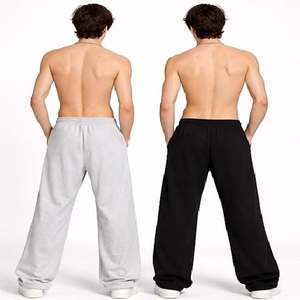 Pantalon de jogging unisexe style anime pour hommes et femmes, imprimé Shadowkage, coupe ample, pantalon de survêtement noir et blanc pour hommes - Product Image 3