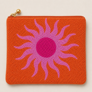 Luxury Ethnic <b>Seed</b> Beads Beaded Embroidery Mini Wallet Fancy Handmade <b>Seed</b> Beads Embroidery Coin Purse For Gifts - Product Image 5