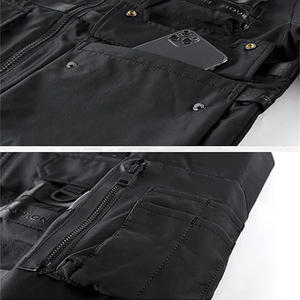 Custom Hooded Winter <b>Techwear</b> <b>Jacket</b> Men Waterproof Windproof Tactical Streetwear with Multiple Pockets | Crescent Wear - Product Image 6