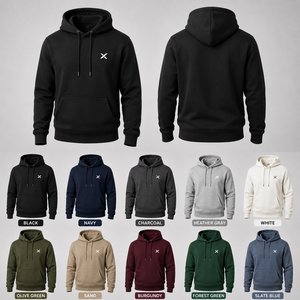 Sweat-shirts en coton 100% personnalisés pour hommes X Sports City, ajustables avec œillets métalliques, poche kangourou, poignets et ourlet côtelés, cordon de serrage durable - Product Image 4