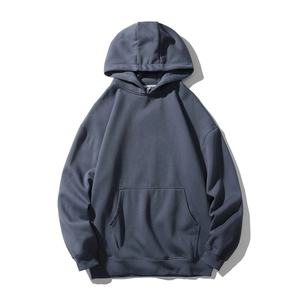 Vente en gros 100% coton pull surdimensionné sans ficelle à capuche uni logo personnalisé broderie en détresse pantalons de survêtement décontractés pour hommes - Product Image 4