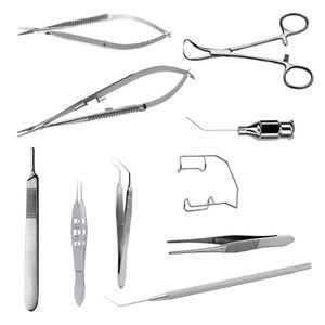 Ensemble d'instruments de chirurgie oculaire de qualité supérieure, instruments chirurgicaux ophtalmiques réutilisables en acier inoxydable, qualité d'exportation - Product Image 4