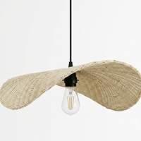 Küsten-Rattan Pendelleuchte Handgefertigte Geflochtene Deckenlampe für Heim, Resort, Hotel, Restaurant Dekoration Bestpreis