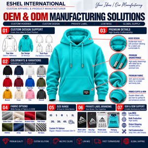 ผู้ผลิตเสื้อฮู้ดคลาสสิกแบบ OEM สำหรับแบรนด์บูติก พร้อมตัวเลือกผ้าฝ้ายฟลีซ และบริการปรับแต่งสำหรับการสั่งซื้อจำนวนมาก - Product Image 3