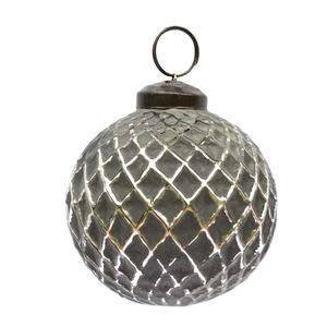 VIXM-17010 Ensemble de 6 boules de Noël en verre rouge de qualité supérieure, élégantes décorations suspendues pour l'arbre |   Décoration de fête pour la maison et les fêtes - Product Image 4