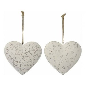Adorno Navideño de Corazón de Lujo, Artesanía en Metal para Decoración Interior de Temporada - Product Image 2