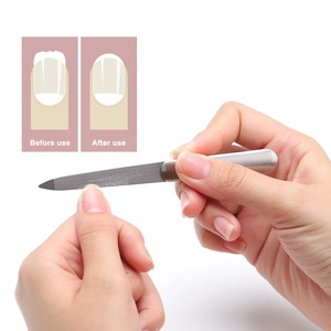 Metal <b>Nail</b> <b>File</b> Sanding Stainless Steel Cuticle Pusher <b>Nail</b> Buffer Polishing Professional Cuticle Remover Callus Dead Skin Tool - Product Image 6
