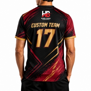 Maillot de sport personnalisé pour homme, maillot de tournoi personnalisé, tenue d'équipe, maillot de sport à séchage rapide, coupe athlétique, vêtements de sport pour homme - Product Image 2