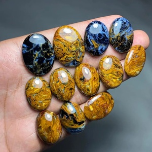 Premium High Quality Natural Blue Brown Golden Pietersite Cabochon Loose Gemstone For Jewelry Loose <b>Stone</b> Selected Each Piece - Product Image 4