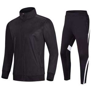 Survêtements de sport OEM de haute qualité pour hommes, ensemble deux pièces avec cordon de serrage, pour l'entraînement de football - Product Image 4
