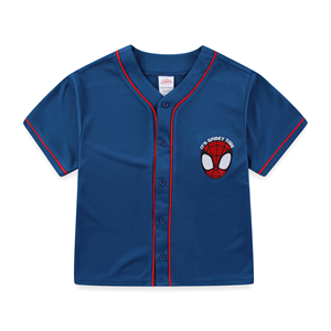 Uniformes de Béisbol Personalizados ADIHA IMPEX con Diseño de Spider-Man para Hombre, Camisetas Azules de Algodón de Primera Calidad y Jerseys con Cuello Redondo - Product Image 4