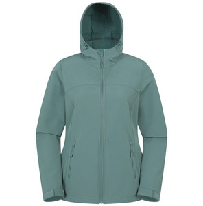 Veste Softshell Unisexe Haute Qualité 2025 Nouvelle Collection Imperméable Coupe-Vent à Capuche Motif Uni Formel Mélange Polyester/Coton Automne - Product Image 1