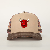 Gorra Trucker Estructurada de 6 Paneles con Camuflaje del Suroeste, Gorra Deportiva Premium con Visera Curva, Bordado Personalizado Duradero, Ajustable, de Lona y Malla