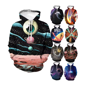 Sweat-shirts à capuche streetwear d'hiver de haute qualité - Motif uni, lot de 2, personnalisation par sublimation, conception de logo OEM, coupe classique, en vente - Product Image 5