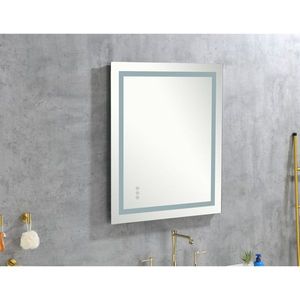 Specchio da Bagno LED Smart Touch 40x30 Pollici, Montaggio a Parete, Retroilluminato, Antiappannamento, con Memoria - Product Image 6