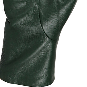 Gants d'hiver en cuir véritable et laine, protection double paume, pour activités extérieures - Product Image 6