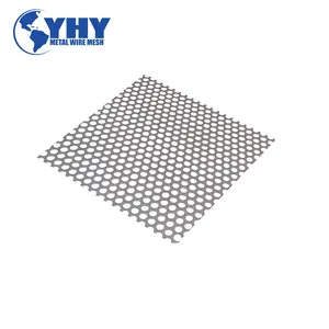 Stainless steel aluminum plate decorative filter screen porous perforated square hole round hole perforated panel