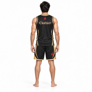 Conjunto de Uniforme de Baloncesto Personalizado para Equipos, Pantalones Cortos de Secado Rápido y Transpirables para Entrenamiento, Prácticas, Partidos y Ligas - Product Image 2