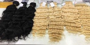 Superventas 2023 EE. UU. para extensiones de cabello humano de trama doble Remy europeo de onda natural para mujeres donante único - Product Image 3