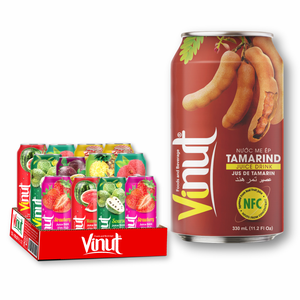 น้ำมะขาม VINUT 330 มล. เครื่องดื่มสดชื่นไม่มีน้ำตาล ผลิตจากโรงงานในเวียดนาม ราคาโรงงาน รับผลิตแบรนด์ส่วนตัว มีตัวอย่างฟรีให้ทดลอง - Product Image 1
