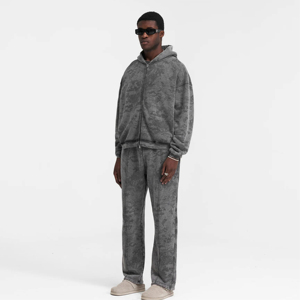 Acid Wash <b>Men</b> Hoodies Featuring Clean Streetwear Design With Vintage Wash For Subtle Stylish - Product Image 2