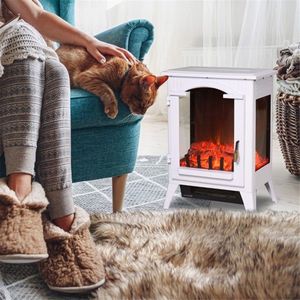 Caminetto Elettrico da 23 Pollici con Display LCD Bianco 750W/1500W, Autoportante con Cornice in Metallo, Spina AU per Uso Domestico, Hotel, Camper - Product Image 5