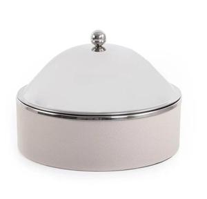Luxury Wooden Hotpot with a Smooth Color Coated and Durable Steel Lid Designed for Versatile Use in <b>Casseroles</b> and Events - Product Image 1