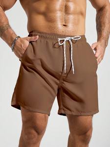 กางเกงว่ายน้ำชายแห้งเร็วลายดอกไม้ ชุดชายหาดน้ำหนักเบา ผ้าทอทนน้ำ เอวยางยืดพร้อมเชือกผูก - Product Image 4