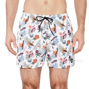 Hot Sale Best Selling <b>Men's</b> Waterproof Striped Print Beach <b>Shorts</b> with Drawstring Closure Custom Made <b>Knee</b> <b>Length</b> - Product Image 4