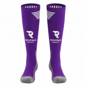 Breathable Wholesale <b>High</b> Quality Customizable Adults <b>Knee</b> <b>High</b> Sports <b>Socks</b> <b>Men</b> Moisture Wicking Athletic Running Training - Product Image 1