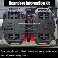 Kit Combinado de Puerta Trasera Integrada con Equipo de Acero Resistente para JETOUR Traveler T2