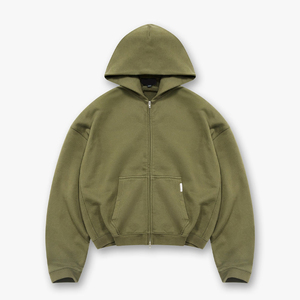 Manufacturer High Quality Heavyweight Full Zip Hoodie Unisex Oversized Print Boxy Fit Comfortable Soft Warm Hoodie For Winter - Product Image 1