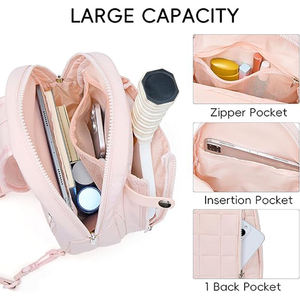 Elegant Pastel Pink Tennis Sling Bag Multi Pocket Athletic <b>Racket</b> Carrier for Professional and Amateur Players - Product Image 5