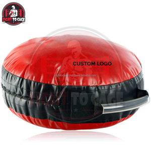 Écran de frappe de boxe en cuir avec impression de logo personnalisée - Service OEM, absorbant les chocs, léger et durable - Product Image 3