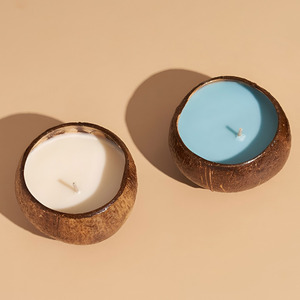 Low cost natural coconut shell <b>candles</b> best seller decorative table centerpiece coco bowl <b>candle</b> - Product Image 6