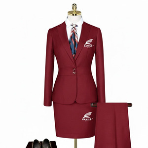 Trajes Elegantes Estilo Vintage Personalizados OEM 2026 para Mujeres de Tallas Grandes, para Eventos Formales, Negocios e Iglesia, con Posición para Logotipo Frontal - Product Image 3