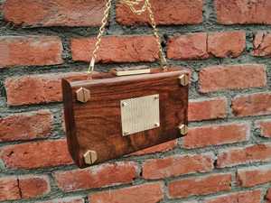 Sacs à main en bois faits à la main comme idées de cadeaux parfaites pour elle, un look élégant, pour les mariées qui recherchent un style différent à bas prix - Product Image 5