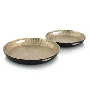 Plateau en métal pour chocolat, plat de service décoratif pour bonbons et fruits secs - Product Image 2