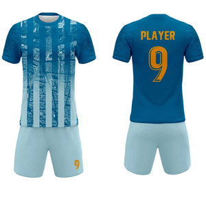 Uniforme de football unisexe personnalisé, impression par sublimation, logo et couleur personnalisés, dernier design, uniforme de football pour adultes - Product Image 1