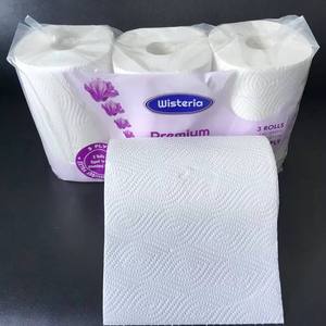 Biodegradable Wood Pulp <b>Kitchen</b> Paper Towel 3 Ply Restaurant <b>Kitchen</b> Paper Roll High Quality <b>Kitchen</b> Paper Towel Manufacturer - Product Image 5