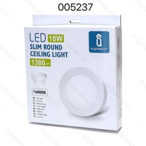 Luz LED Empotrable Ultrafina de 18W, LUZ FINA E6 Moderna, Temperatura de Color 6000K, Material de PC Resistente, Funciones Inteligentes para el Hogar - Product Image 1