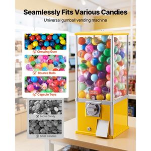 Distributore di Caramelle da 25 Pollici, Macchina per Gomme da Masticare da 25 Centesimi per Centri Commerciali e Supermercati per AMU - Product Image 2