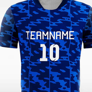 Camisetas de Fútbol Personalizadas al Por Mayor, de Alta Calidad y Bajo Precio, Manga Corta, 100% Poliéster, Uniforme de Entrenamiento, Servicio OEM - Product Image 6