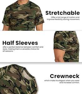 T-shirts de chasse à manches courtes de haute qualité pour hommes - Product Image 2