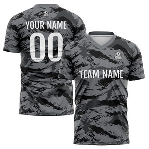 Men's Custom Soccer Football Uniform Set Breathable Jersey Jackets and Tracksuits with Team Logo Printing OEM Service - Product Image 2