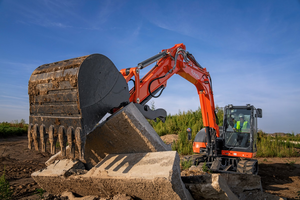 รถขุดขนาดเล็ก KX080-5 รุ่นปี 2023 น้ำหนักใช้งาน 5 ตัน ระบบไฮดรอลิก แบบตีนตะขาบ ใช้งานน้อย พร้อมใช้งาน ขายดี - Product Image 6