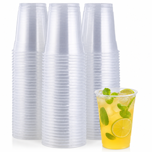 Gobelets en plastique PP givré de qualité supérieure, jetables, transparents, pour café glacé, bubble tea, bière et boissons gazeuses - Product Image 5