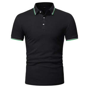 Camisetas Polo de Corte Ajustado con Cuello para Uso Urbano y de Oficina - Product Image 6