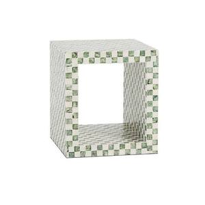 Contemporary <b>Square</b> Capiz <b>Table</b> Checkerboard Shell Inlaid <b>Side</b> <b>Table</b> For Living Room Wholesale Supplier Home Decoration - Product Image 1
